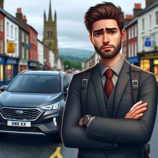 Motorist thinking about affordable-car-insurance-dui