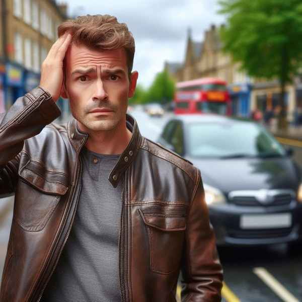 Motorist thinking about best-car-insurance-for-convicted-drivers