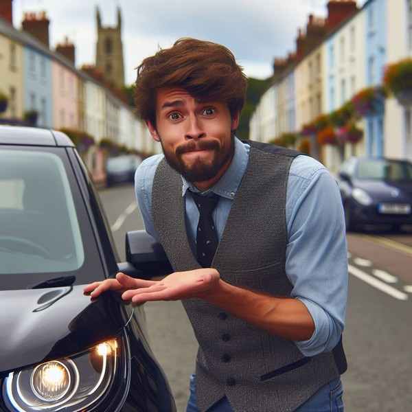 Motorist thinking about can-you-get-insurance-with-6-points