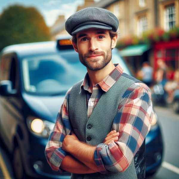 Motorist thinking about car-insurance-convictions
