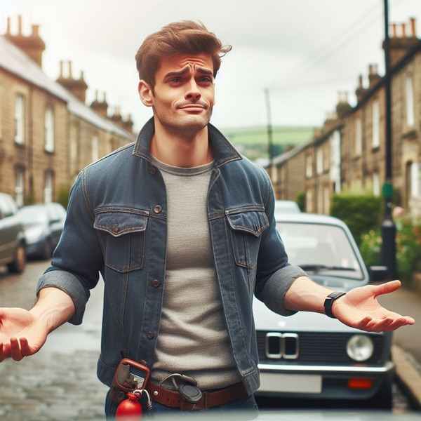 Motorist thinking about how-many-points-on-a-licence-before-a-ban