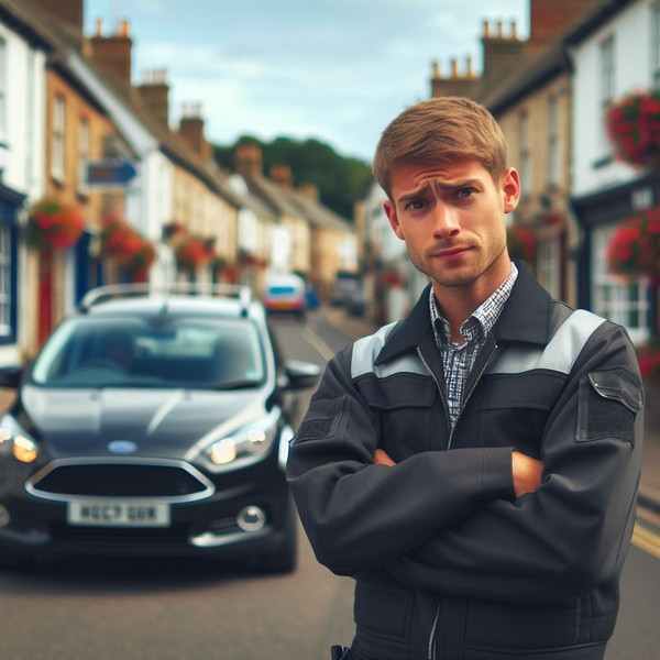Motorist thinking about how-long-does-dangerous-driving-stay-on-record
