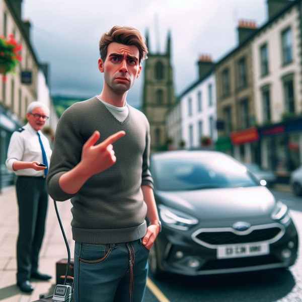 Motorist thinking about non-motoring-convictions-car-insurance
